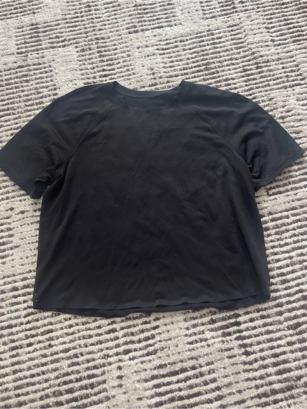 Lululemon | Black Short Sleeve Running Tee